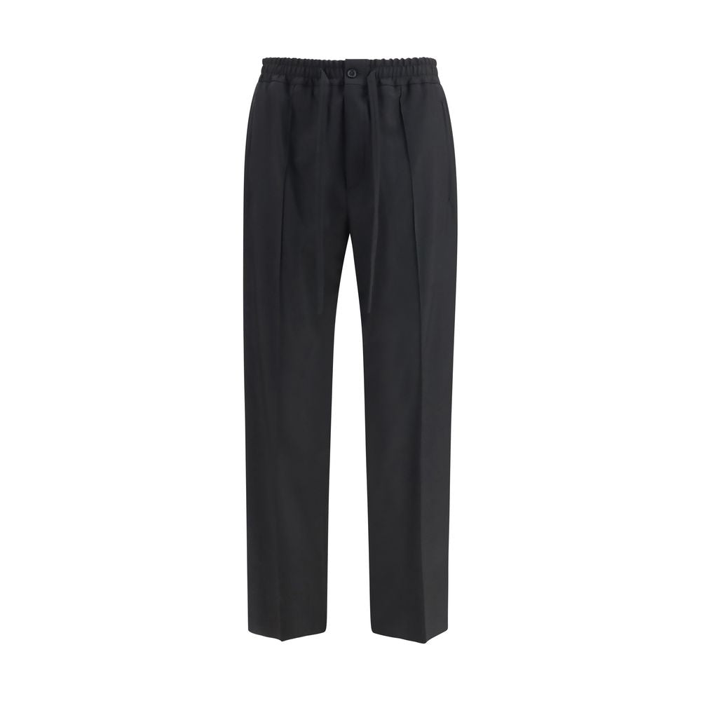 Valentino Garavani Cotton Chino Pants in Black