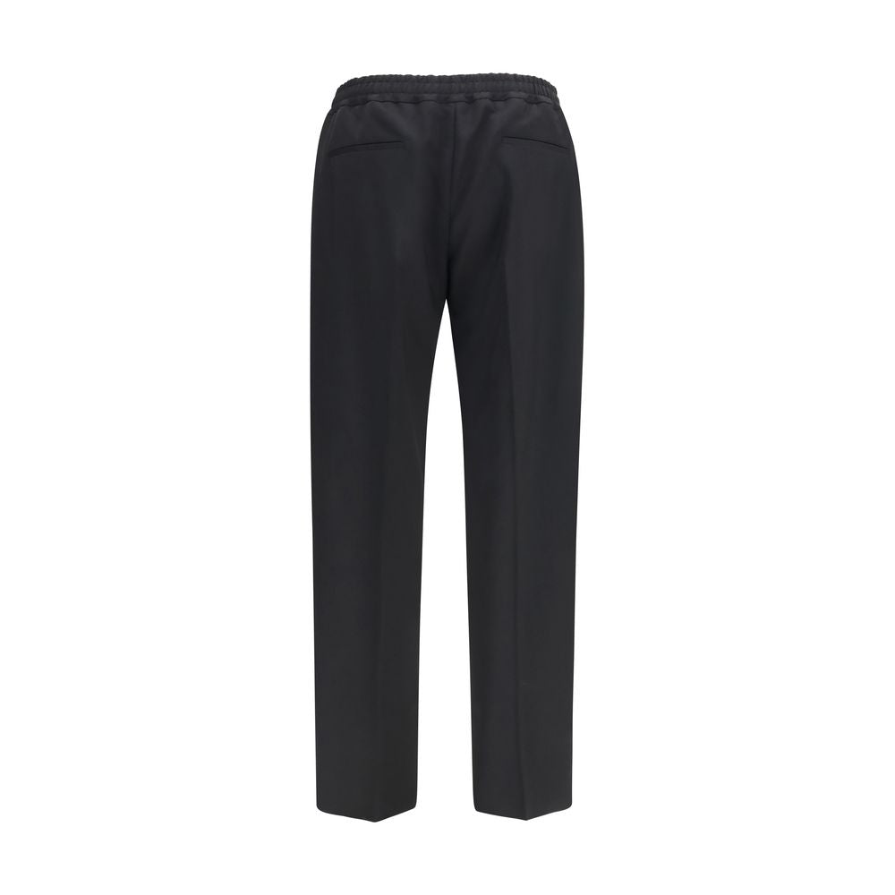 Valentino Garavani Cotton Chino Pants in Black