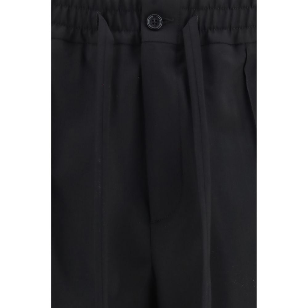Valentino Garavani Cotton Chino Pants in Black