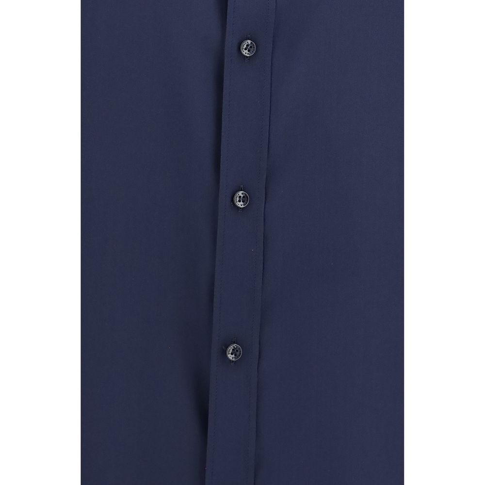 Dolce & Gabbana Silk Dress Shirt in Blue