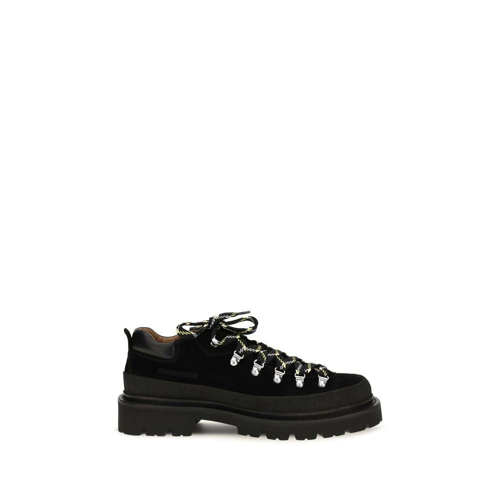 Dsquared² Δερμάτινα Sneakers από Δέρμα Μοσχαριού σε Μαύρο