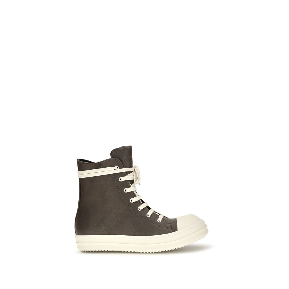 Rick Owens Sneakers Ψηλό Κορυφή από Δέρμα Μοσχαριού σε Καφέ