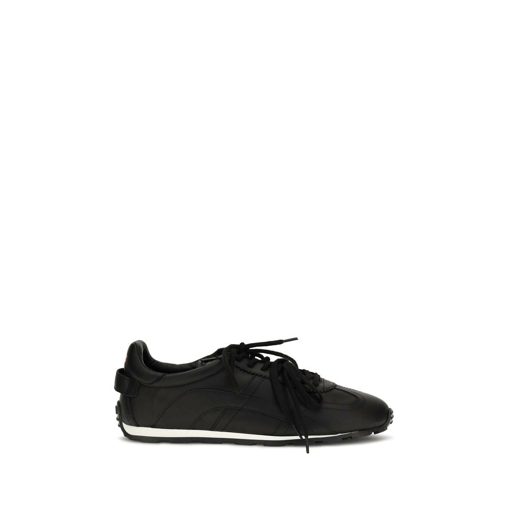 Dsquared² Black Calf Leather Sneakers