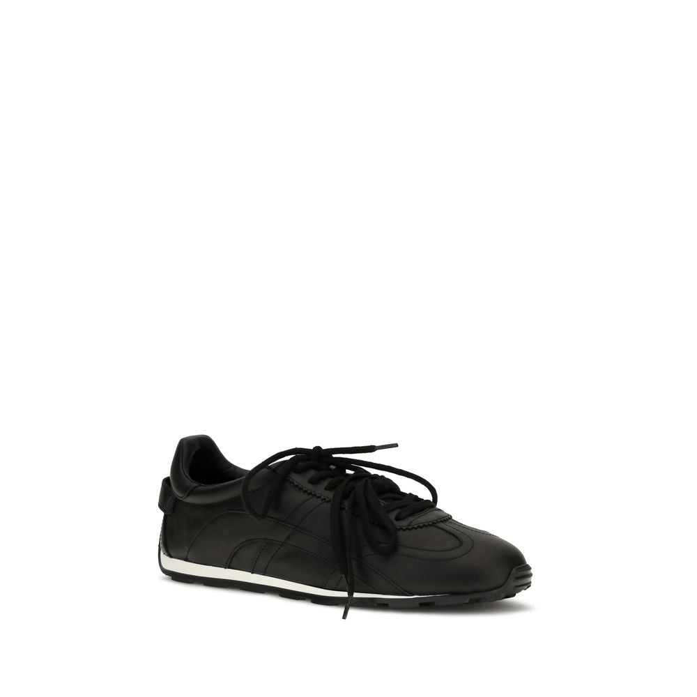 Dsquared² Black Calf Leather Sneakers