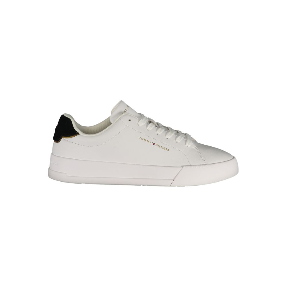 Tommy Hilfiger White Polyurethane Sneaker