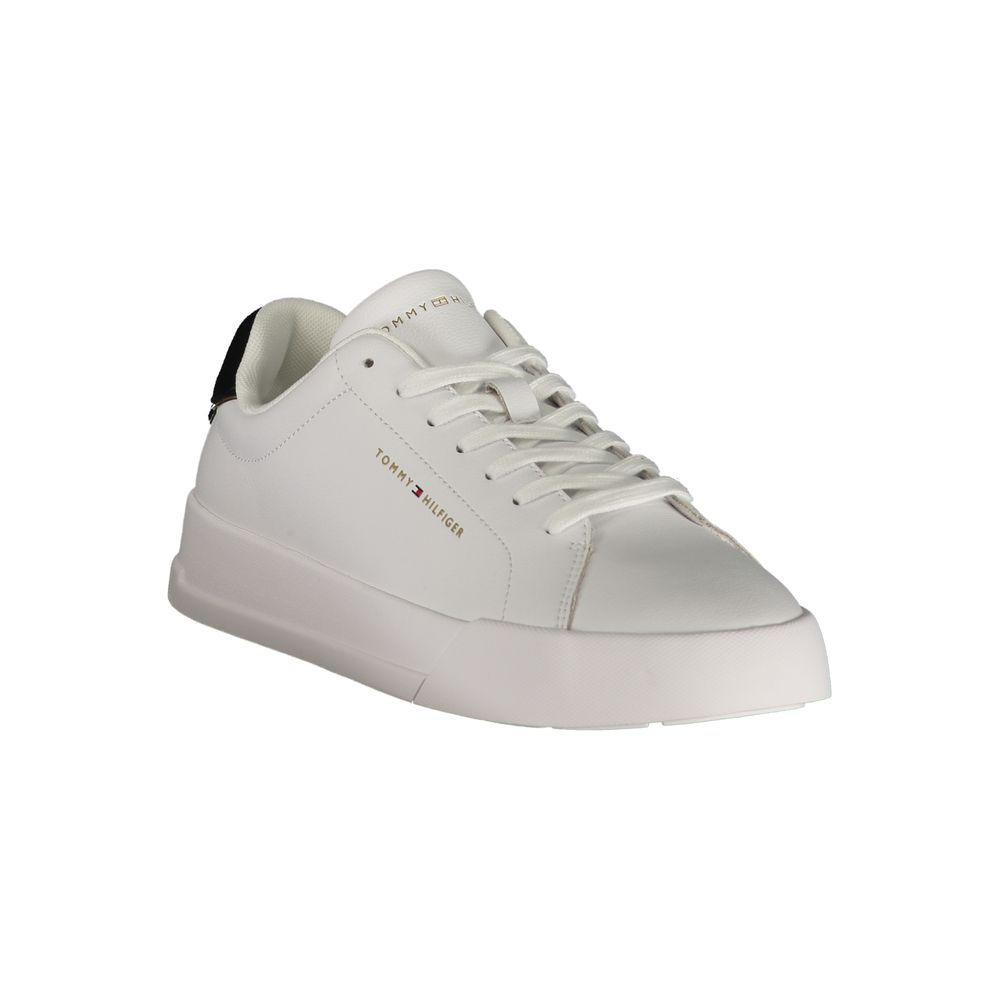 Tommy Hilfiger White Polyurethane Sneaker