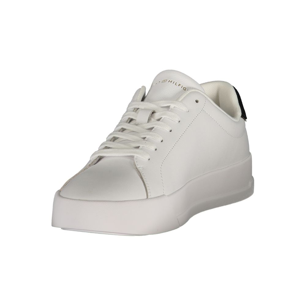 Tommy Hilfiger White Polyurethane Sneaker