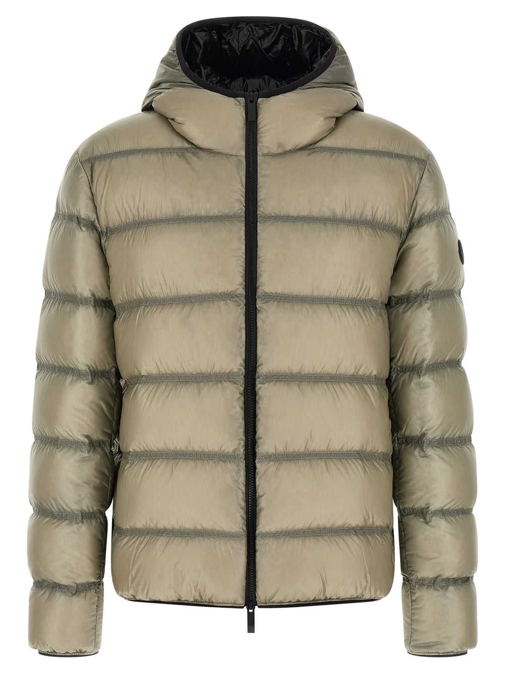 Moncler Polyamide Full-Length Jacket in Beige