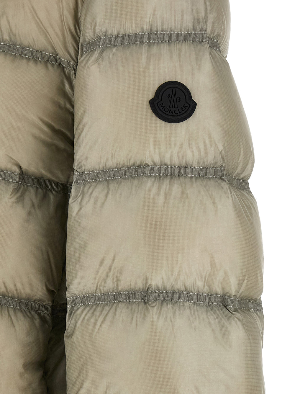 Moncler Polyamide Full-Length Jacket in Beige