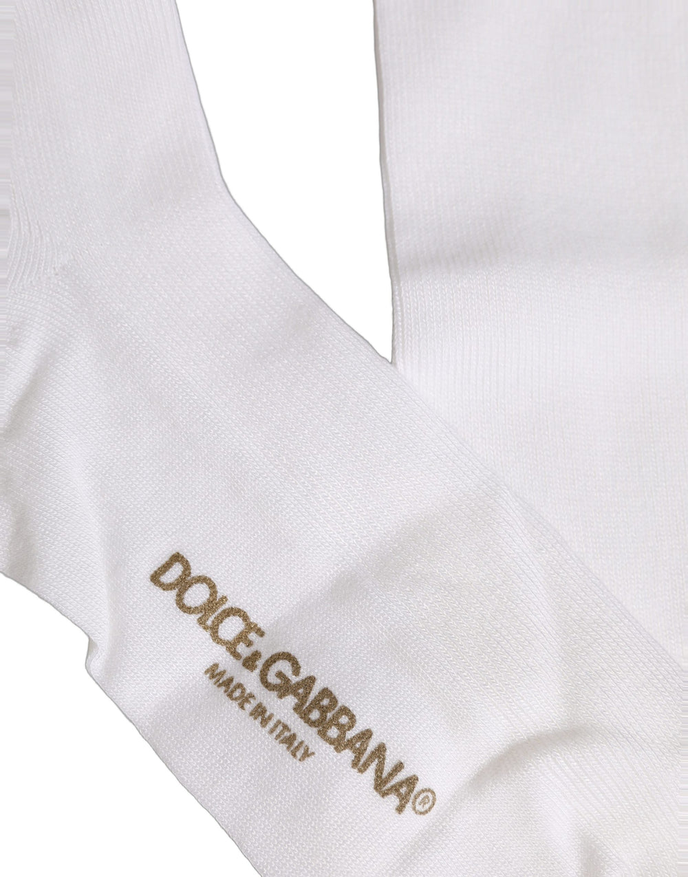 Dolce & Gabbana Κάλτσες Πάνω από το Γόνατο σε Λευκό