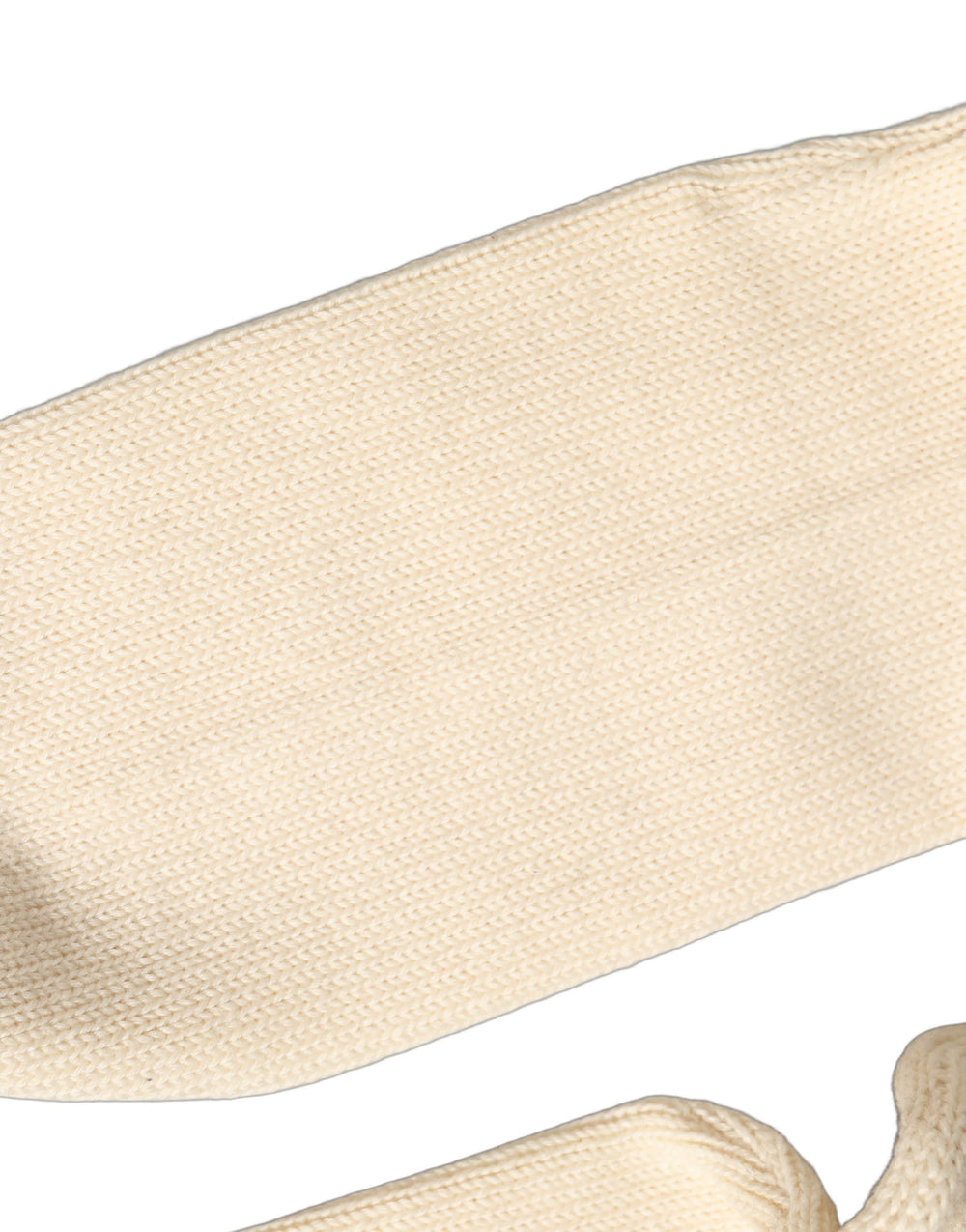 Dolce & Gabbana Cotton and Virgin Wool Sequin Socks in Off White