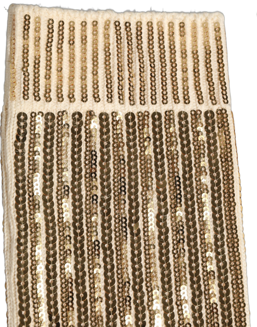 Dolce & Gabbana Cotton and Virgin Wool Sequin Socks in Off White