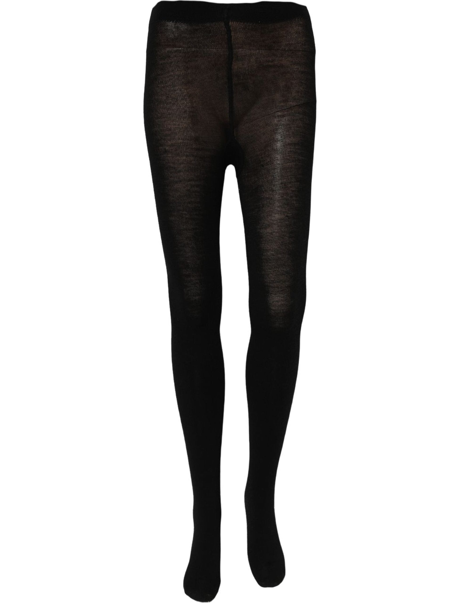 Dolce & Gabbana Wool Blend Tights in Black