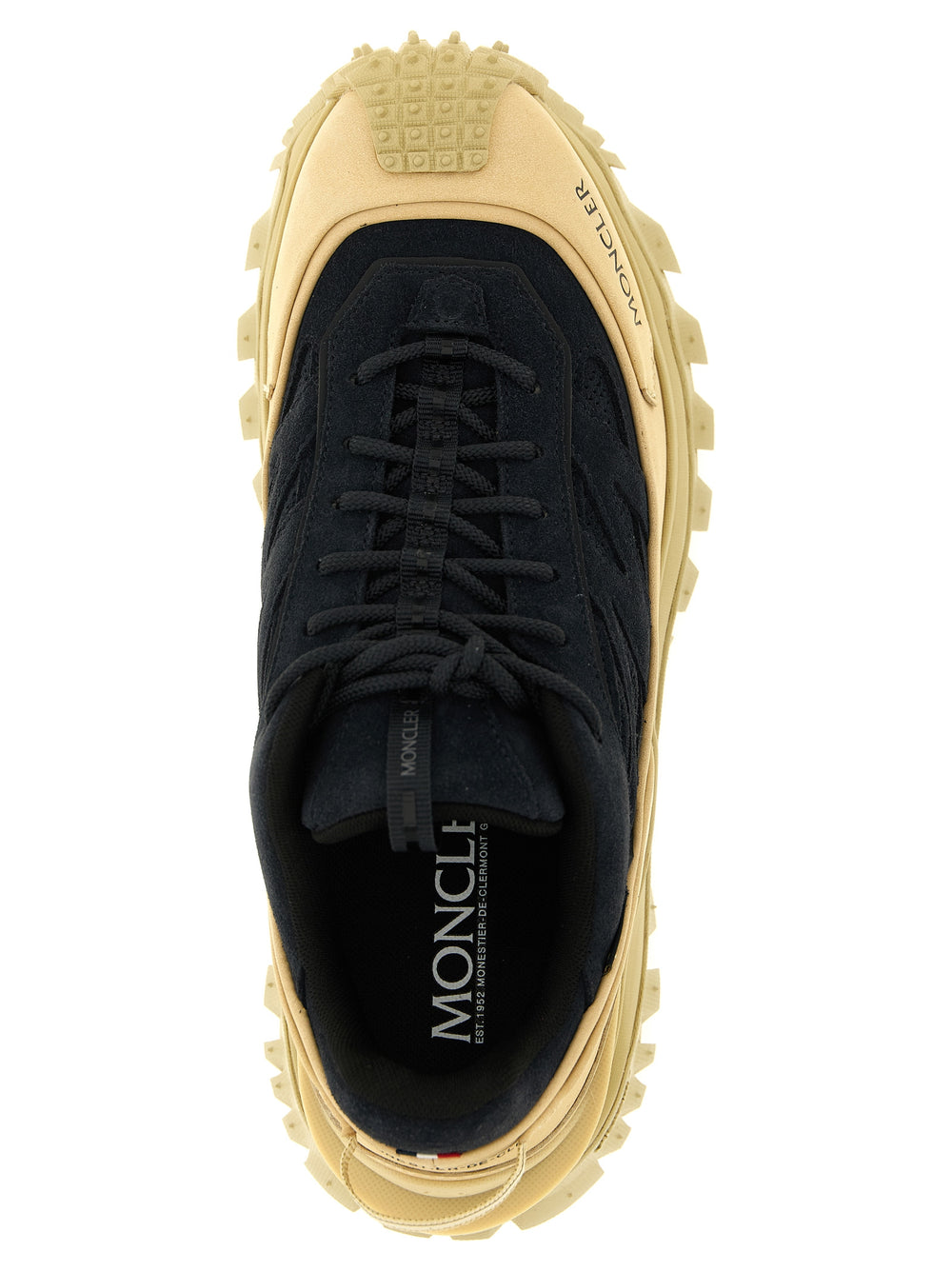 Moncler Trailgrip Apex Craft GTX Leather Sneakers in Blue