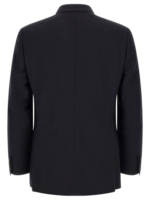 Brioni 'Lipari' Wool-Mohair Two-Piece Suit in Blue