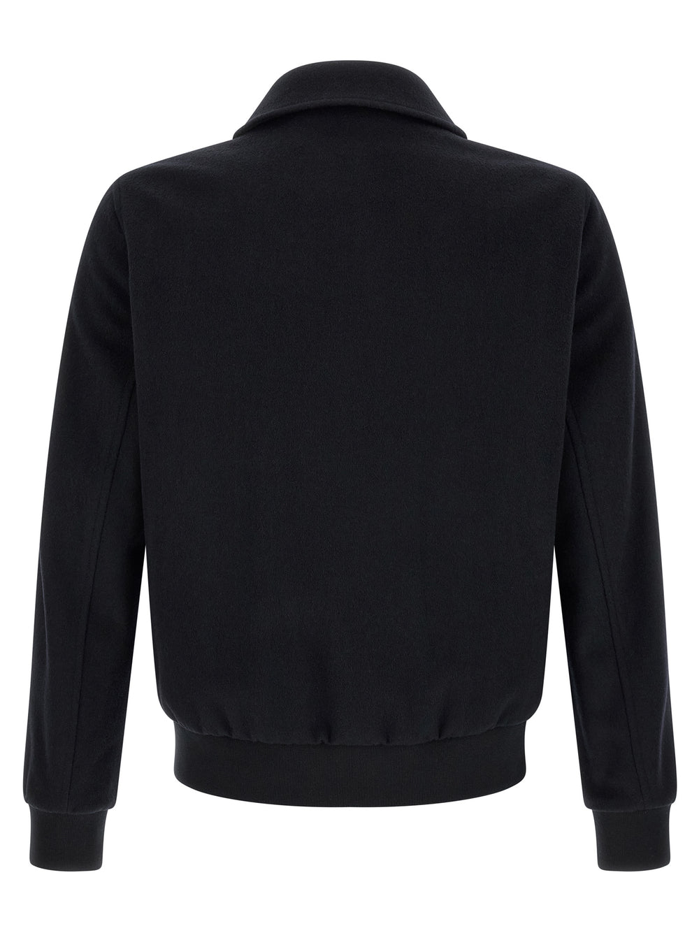 Pal Zileri Wool Bomber Jacket in Black
