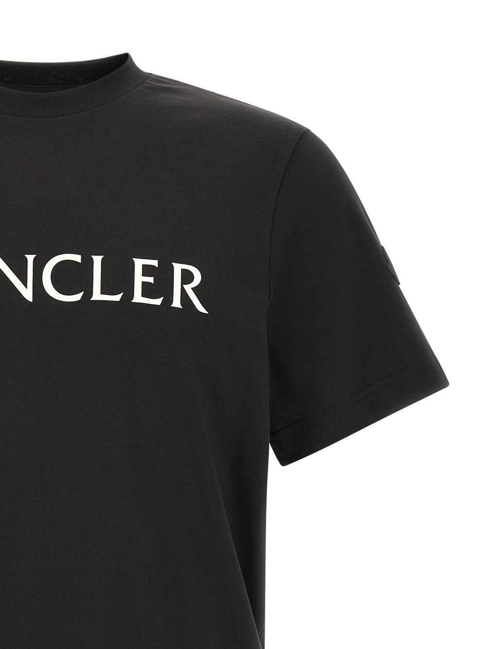 Moncler Cotton T-Shirt in Black
