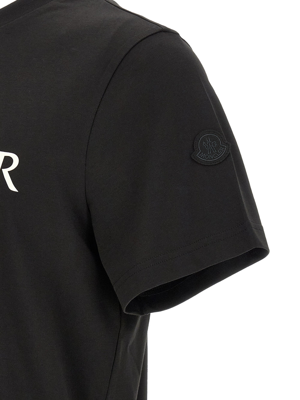 Moncler Cotton T-Shirt in Black