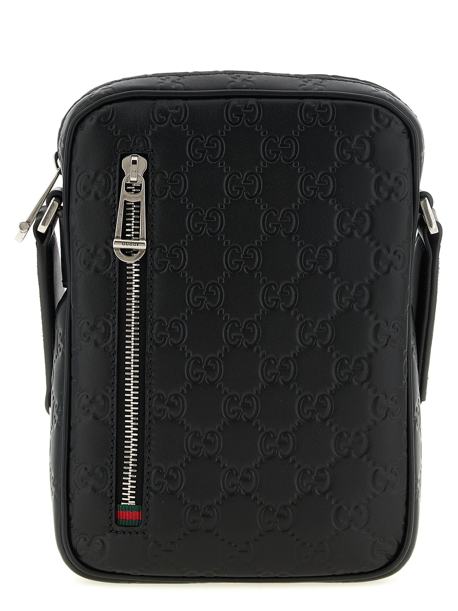 Gucci Calfskin Crossbody Bag in Black