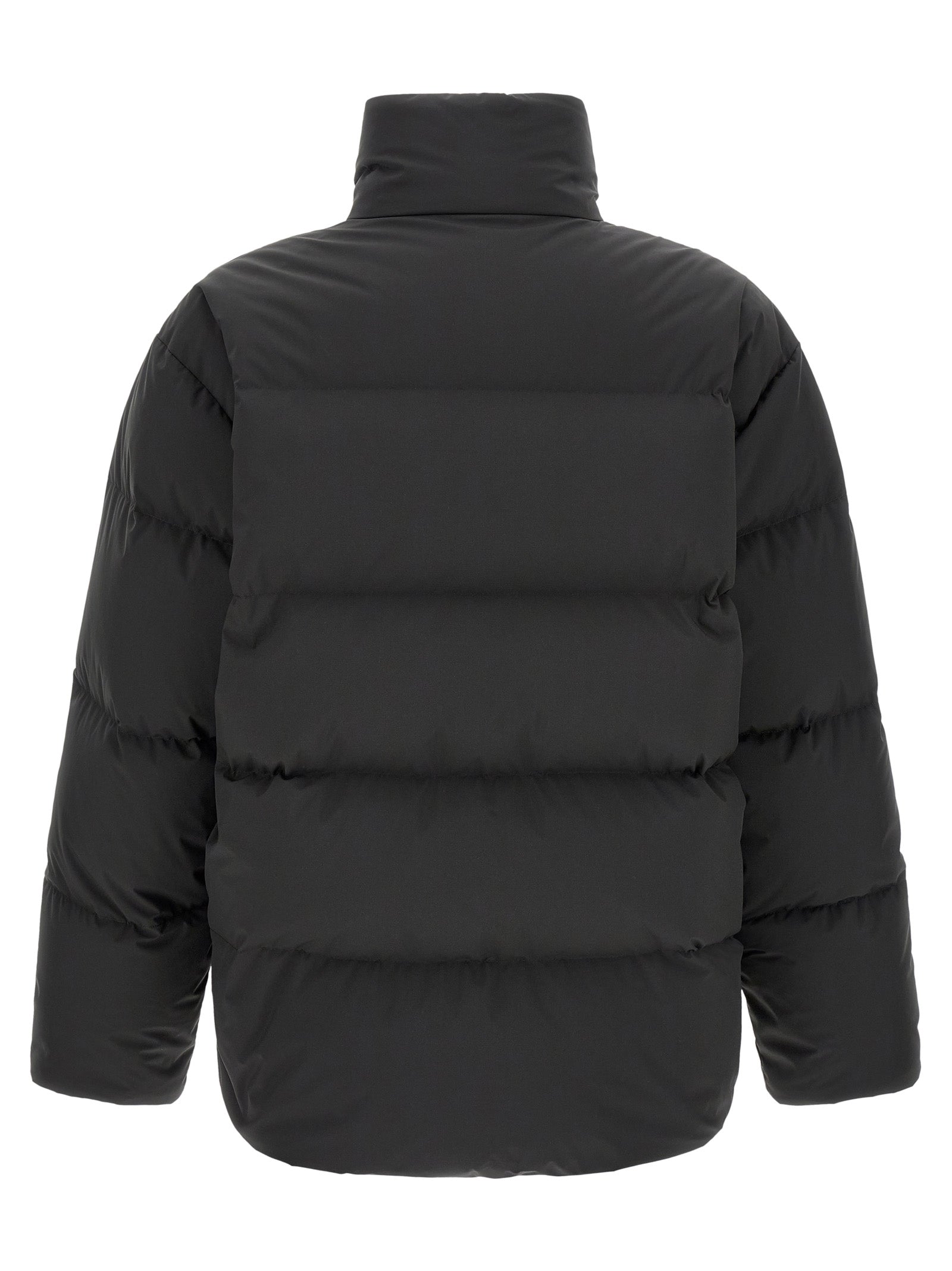 Saint Laurent 100% Polyester Full-Length Jacket in Black