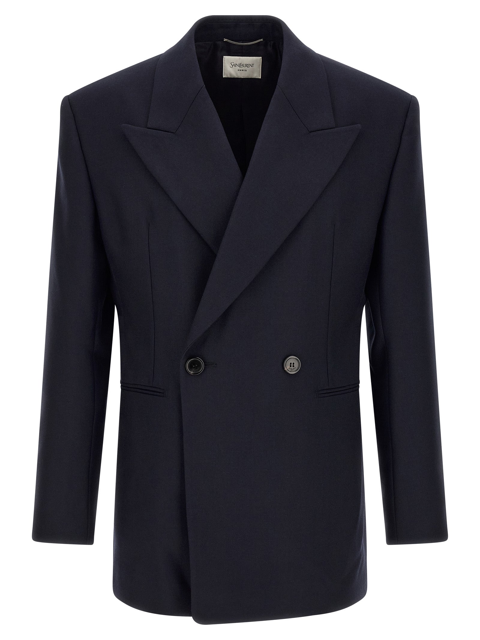 Saint Laurent Σακάκι από 100% Μαλλί σε Μπλε
