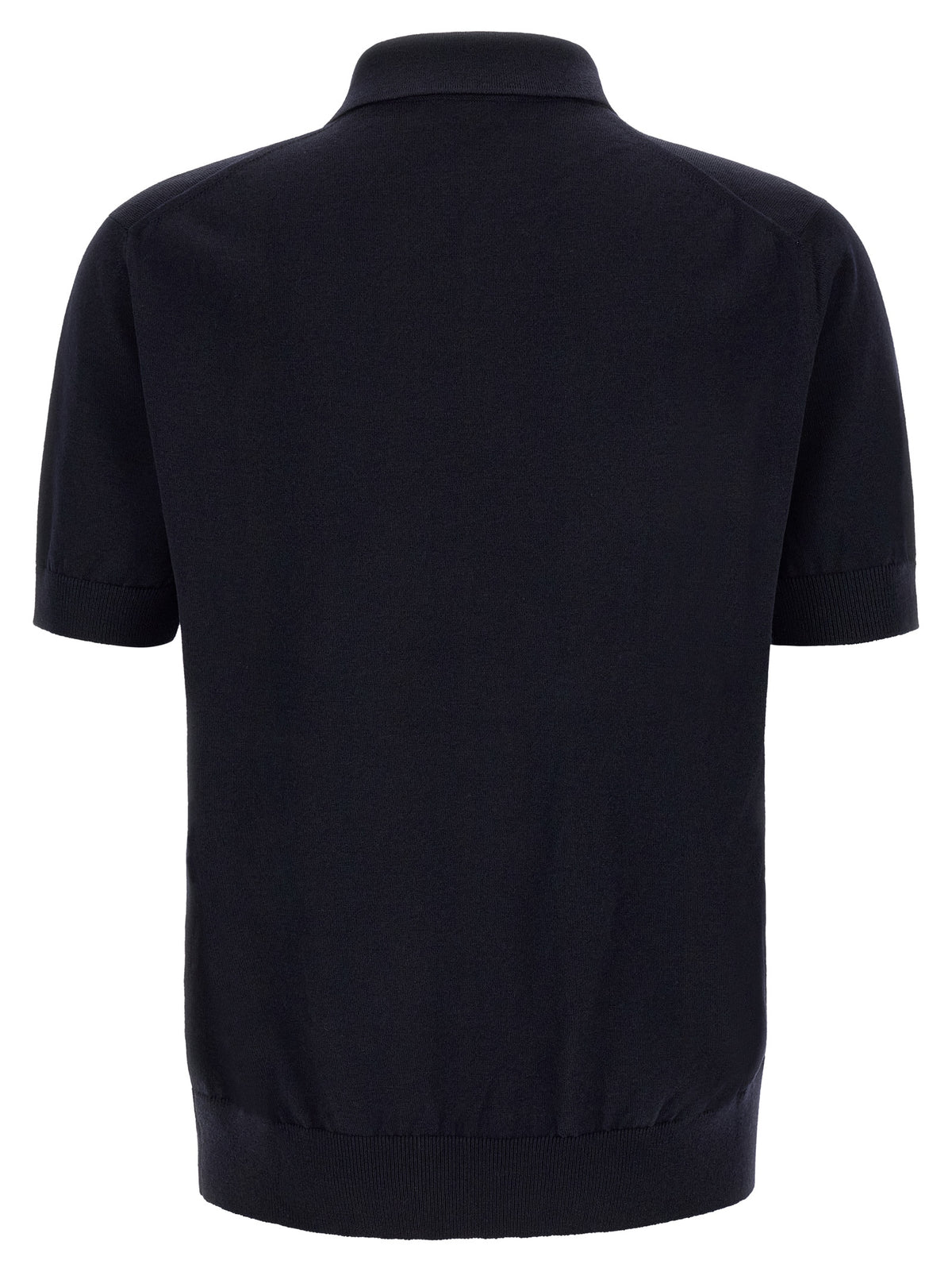 Dolce & Gabbana Polo από 100% Παρθένο Μαλλί σε Μπλε