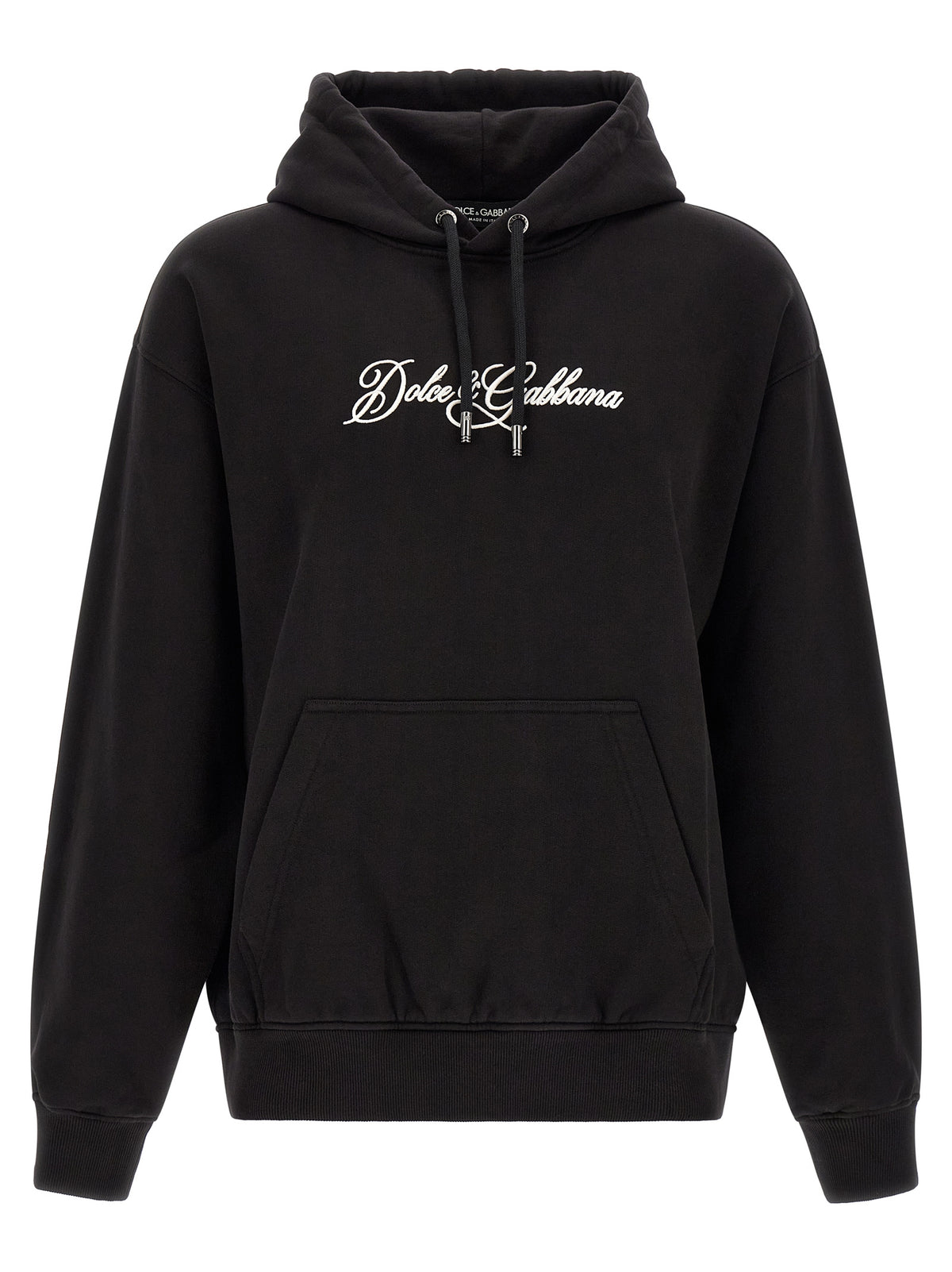 Dolce & Gabbana Φούτερ από 100% βαμβάκι σε Μαύρο