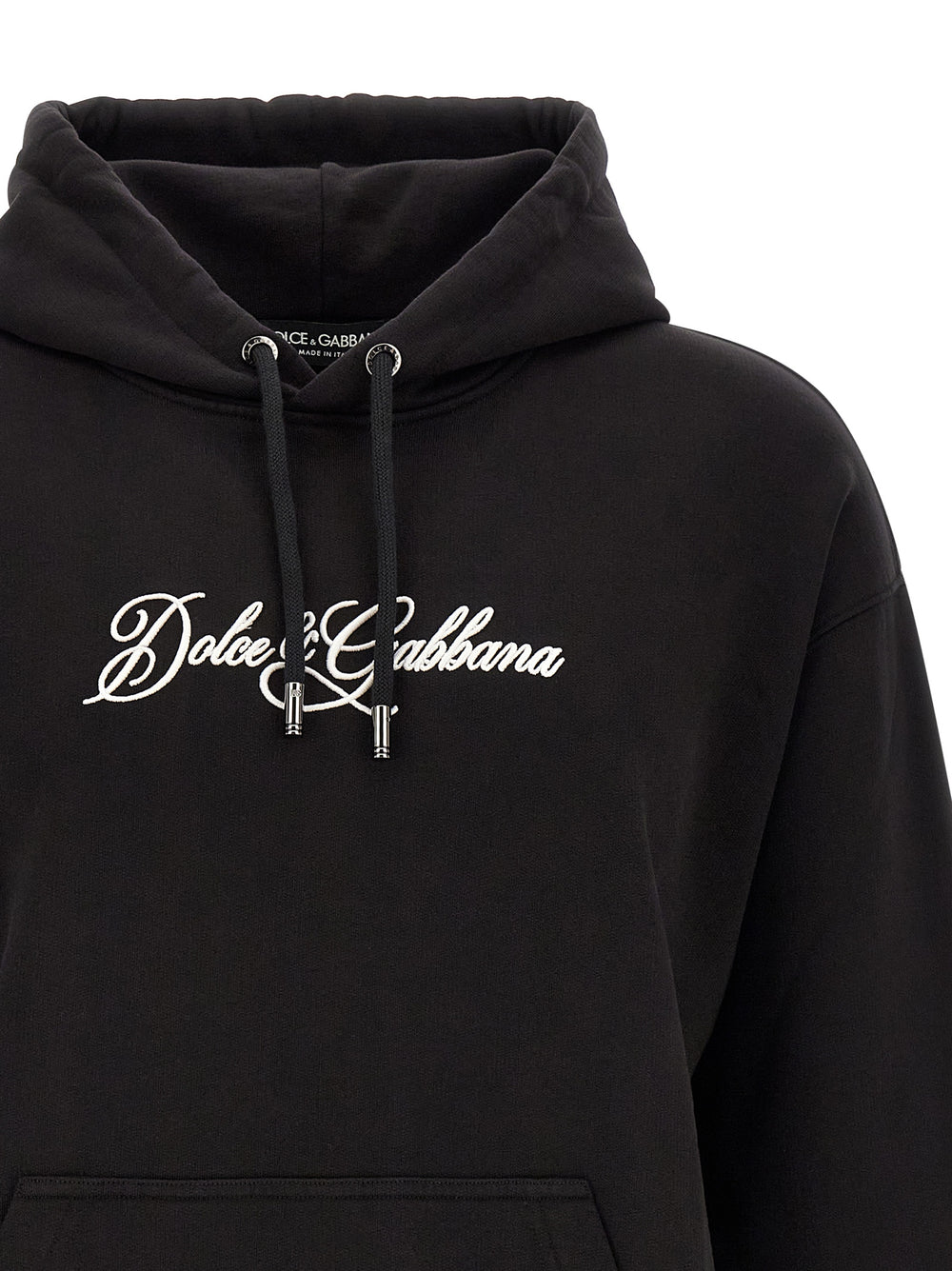 Dolce & Gabbana Φούτερ από 100% βαμβάκι σε Μαύρο