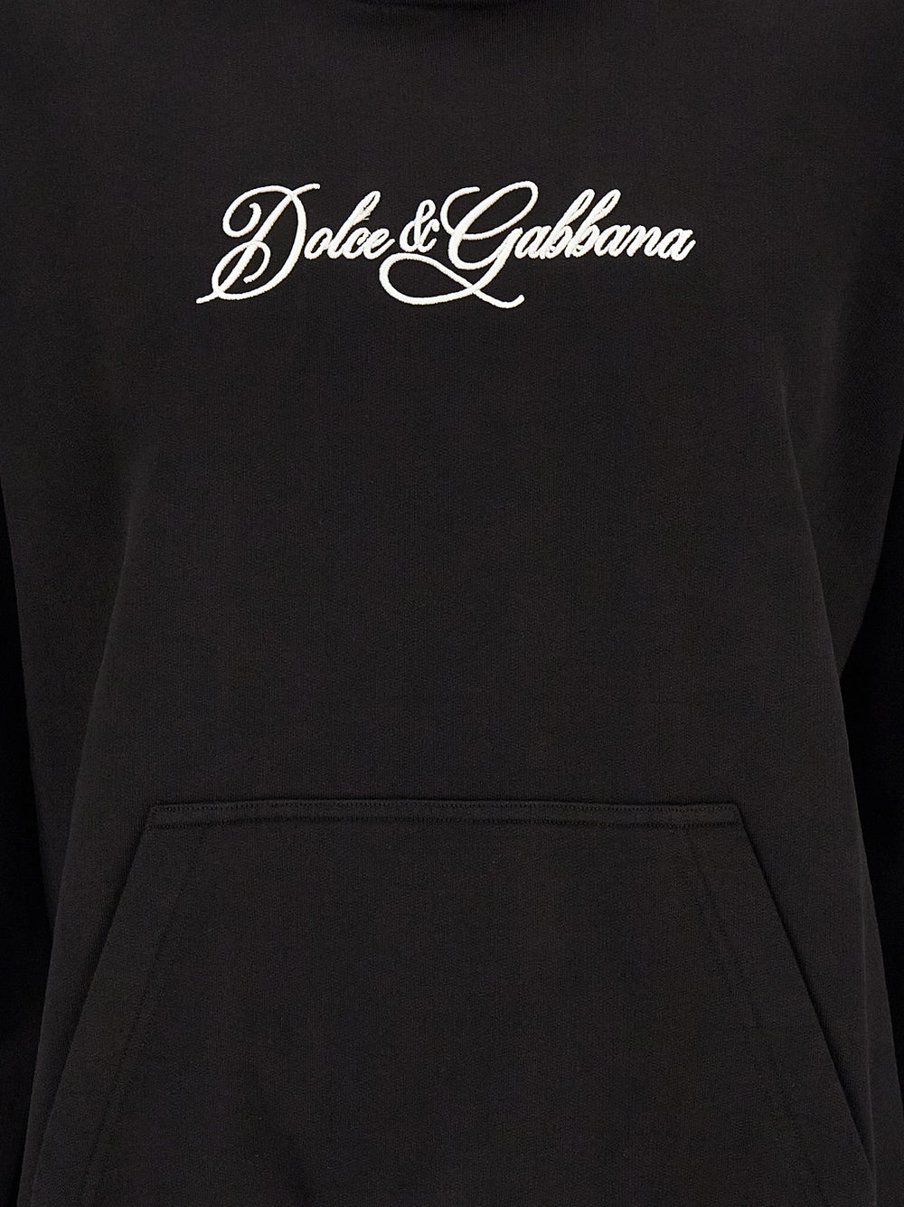 Dolce & Gabbana Φούτερ από 100% βαμβάκι σε Μαύρο