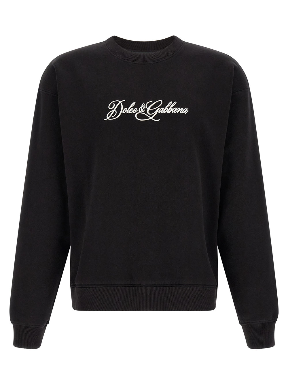 Dolce & Gabbana Φούτερ από 100% βαμβάκι σε Μαύρο