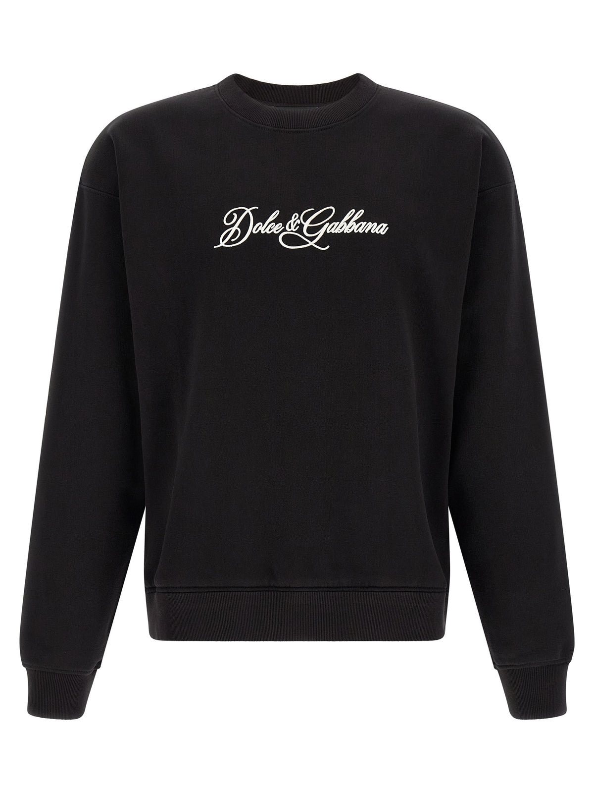 Dolce & Gabbana Φούτερ από 100% βαμβάκι σε Μαύρο