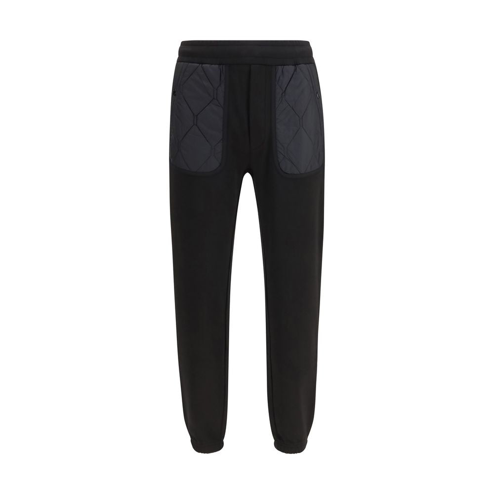 Moncler Cotton-Modal Sweatpants in Black
