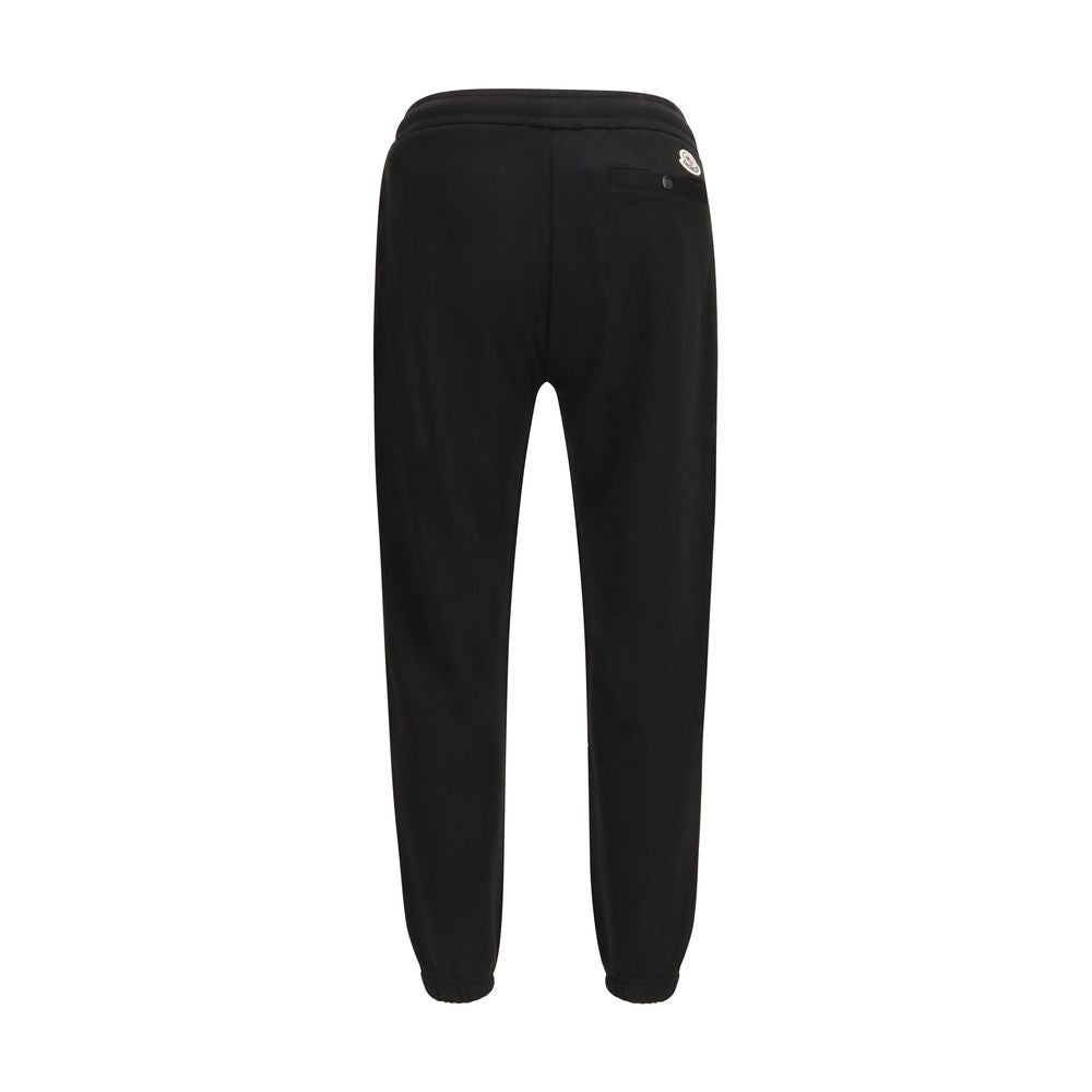Moncler Cotton-Modal Sweatpants in Black