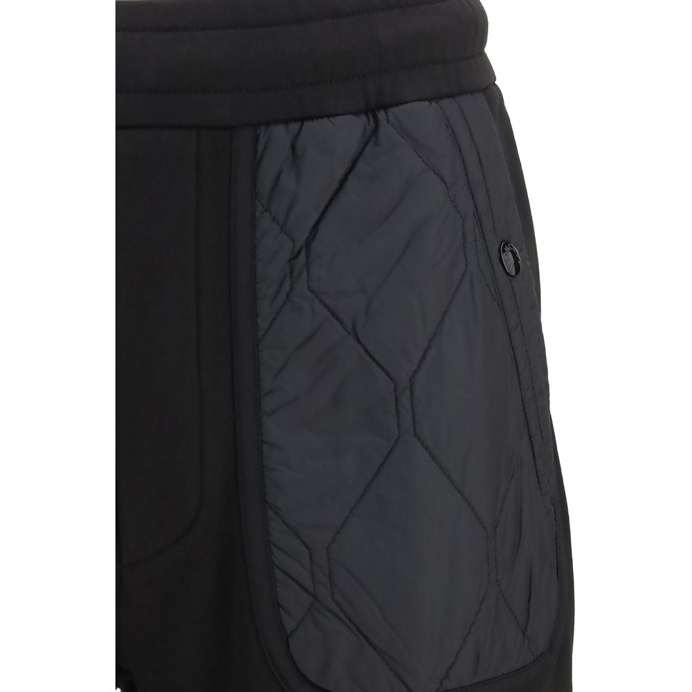 Moncler Cotton-Modal Sweatpants in Black