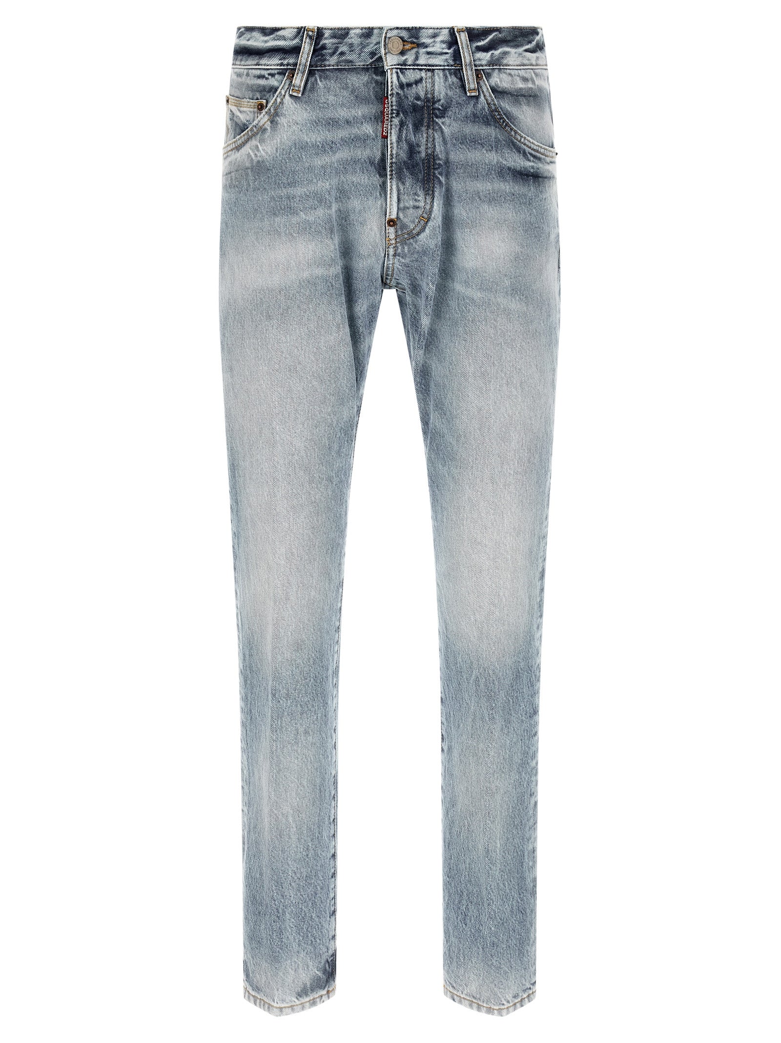 Dsquared² 100% Cotton Jeans in Light Blue