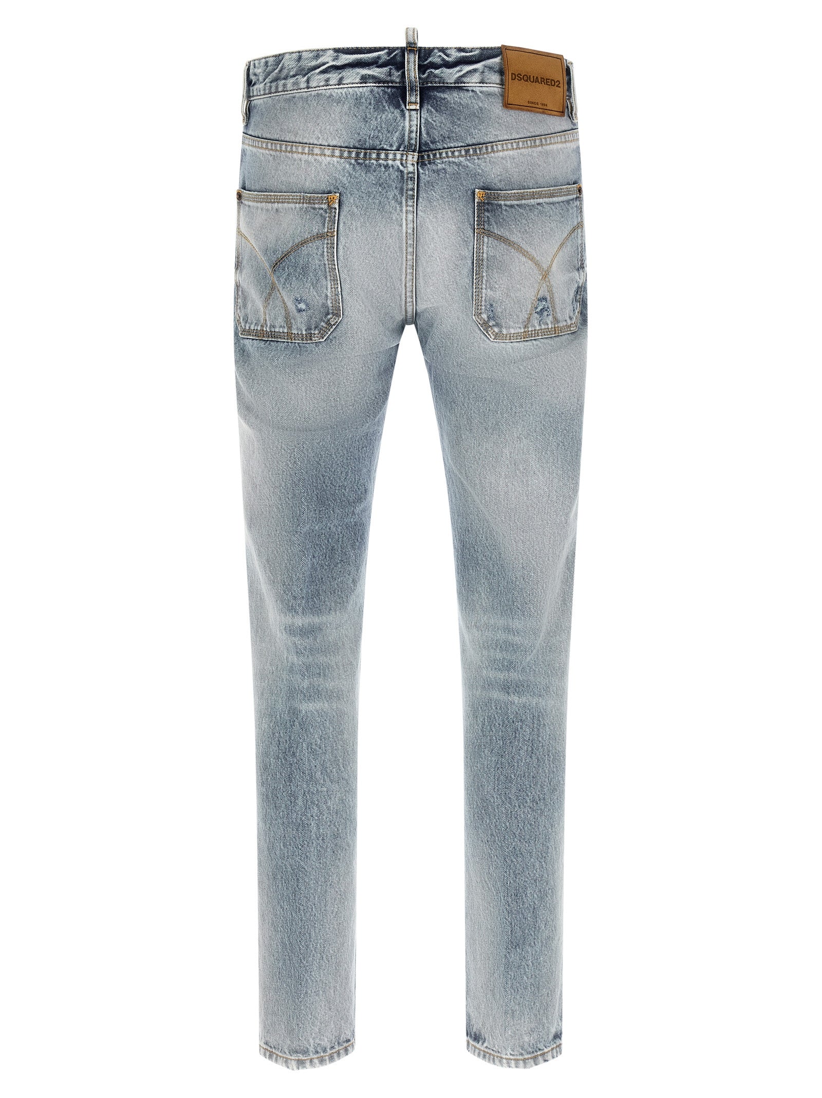 Dsquared² 100% Cotton Jeans in Light Blue