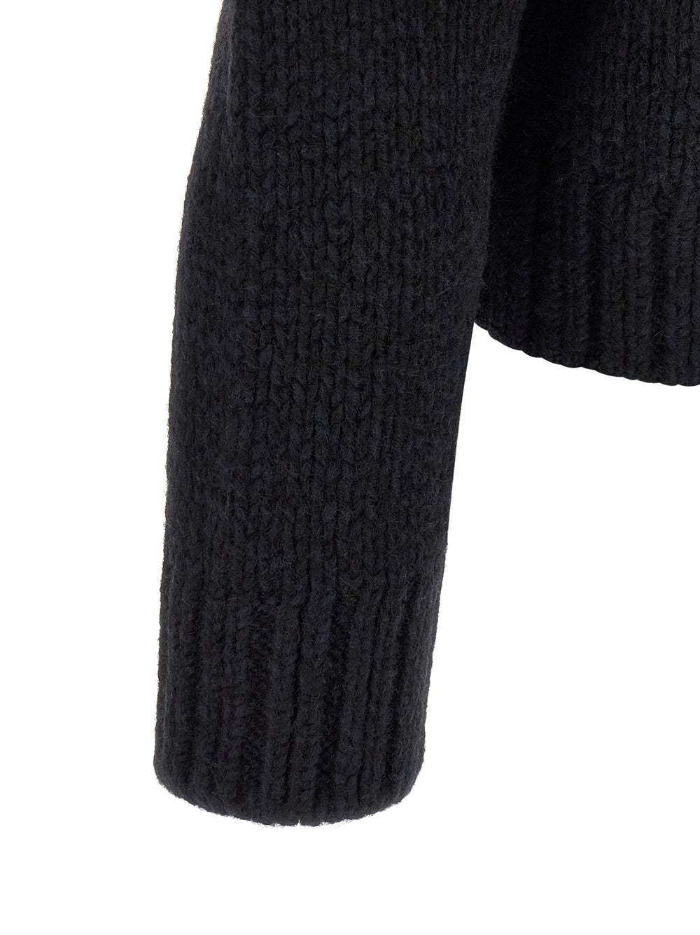 Dsquared² Alpaca and Virgin Wool Blend Cardigan in Blue