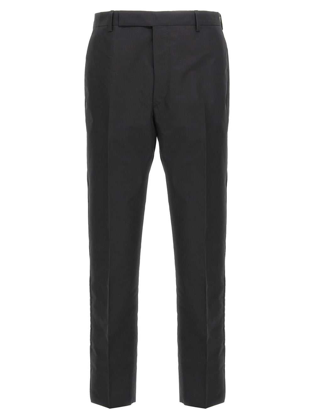 Black Cotton Dress Pants