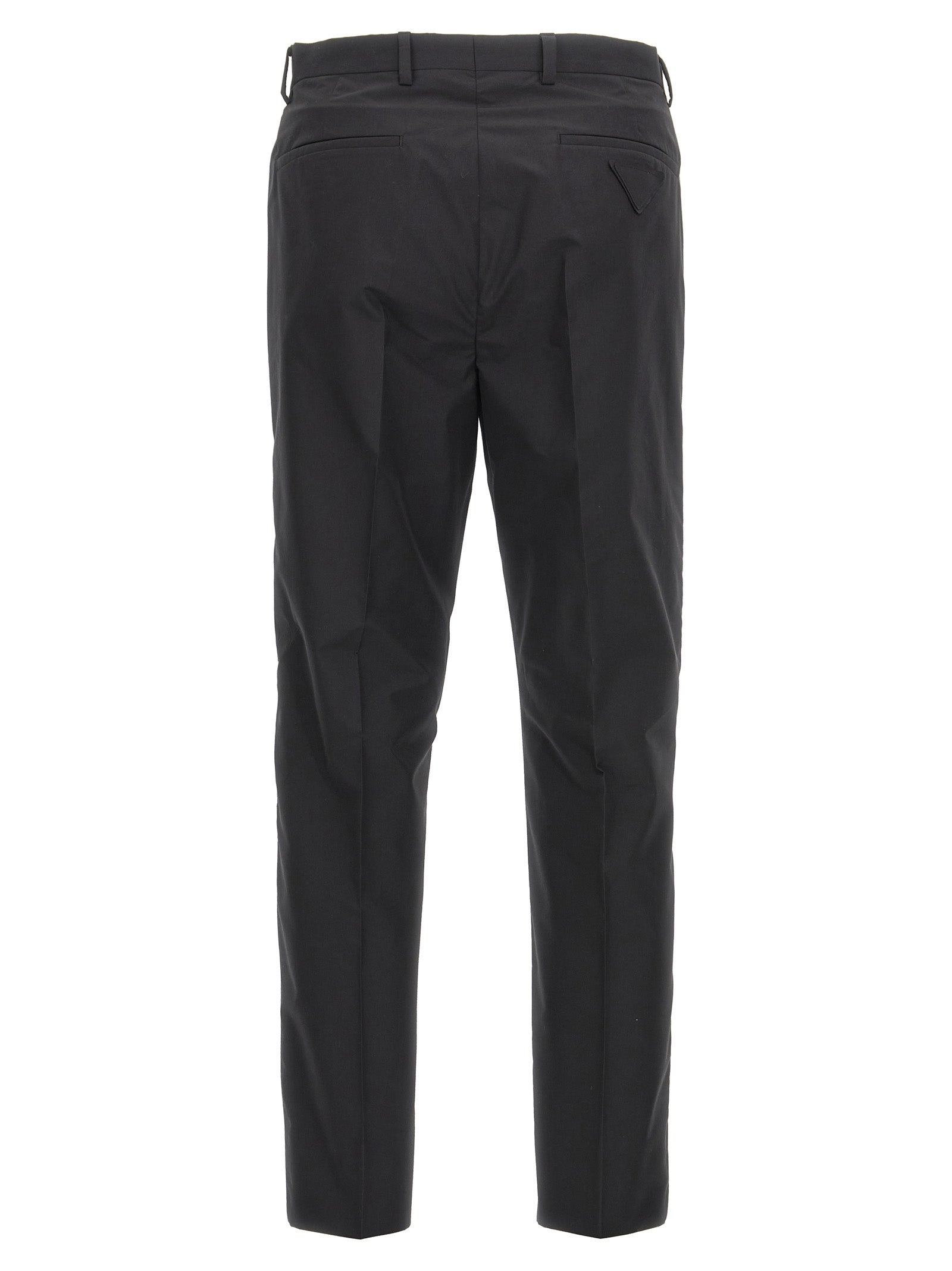 Prada Cotton Dress Pants in Black