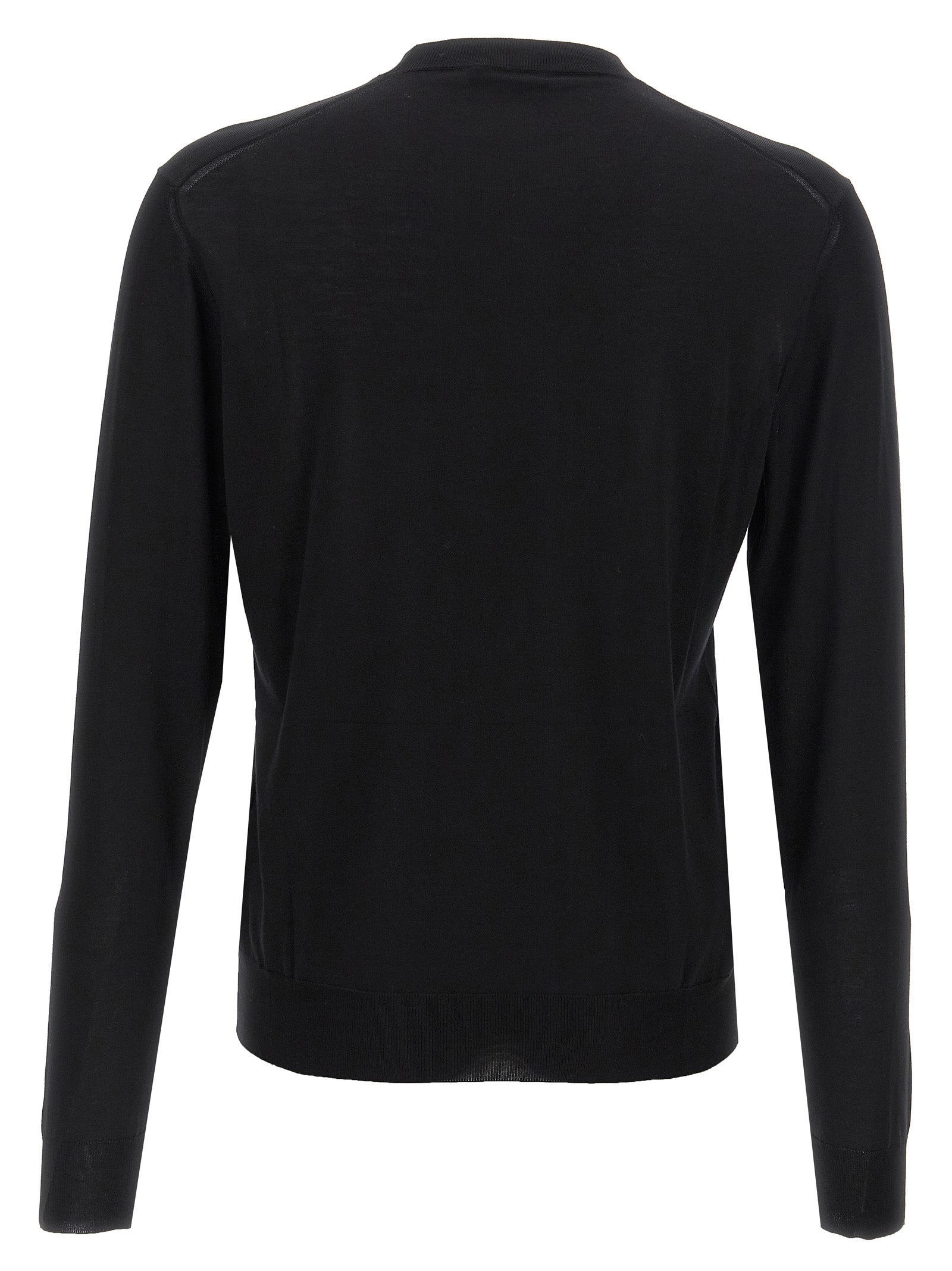 Prada 100% Silk Cardigan in Black
