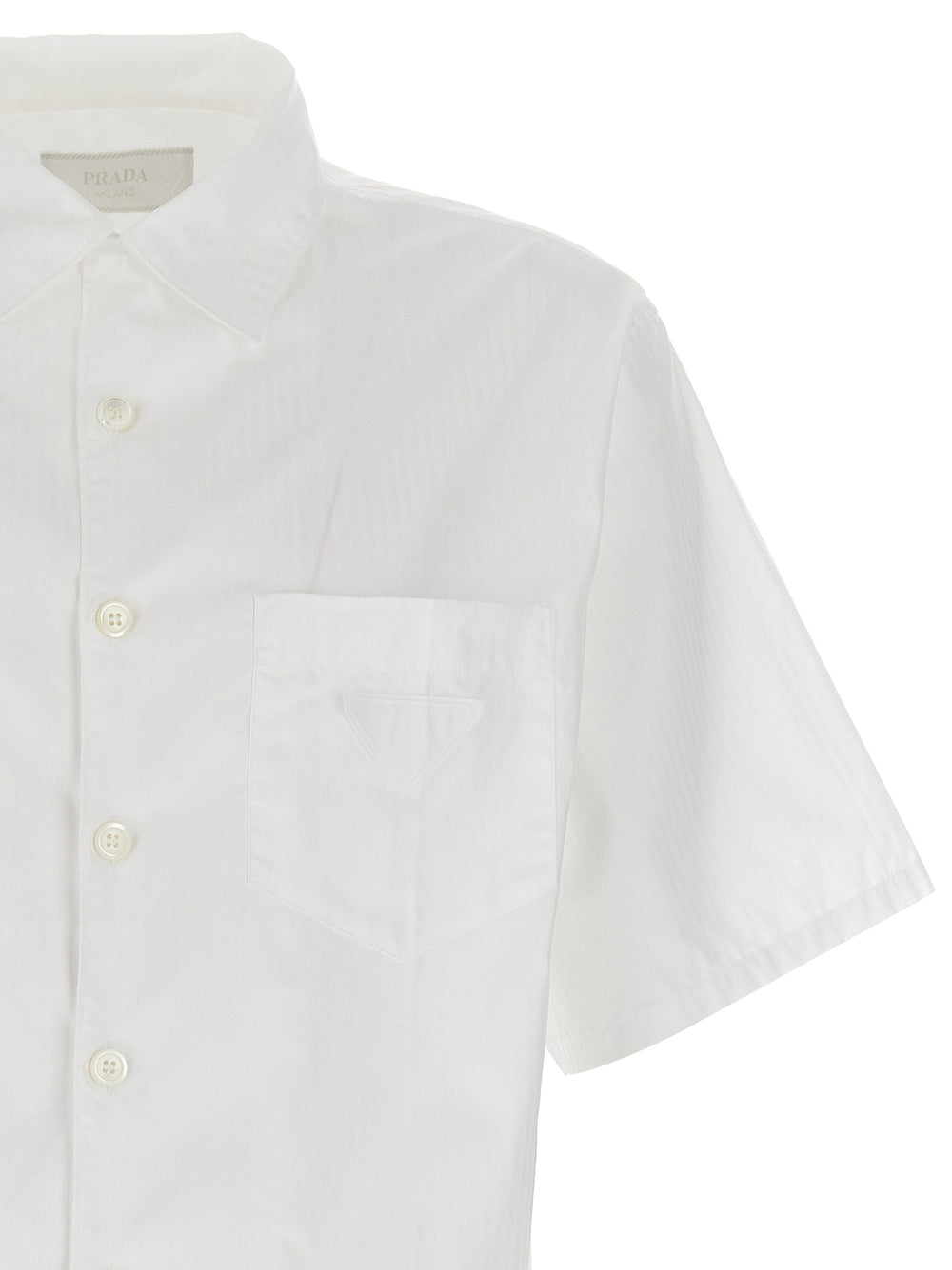 Prada Cotton Poplin Shirt in White