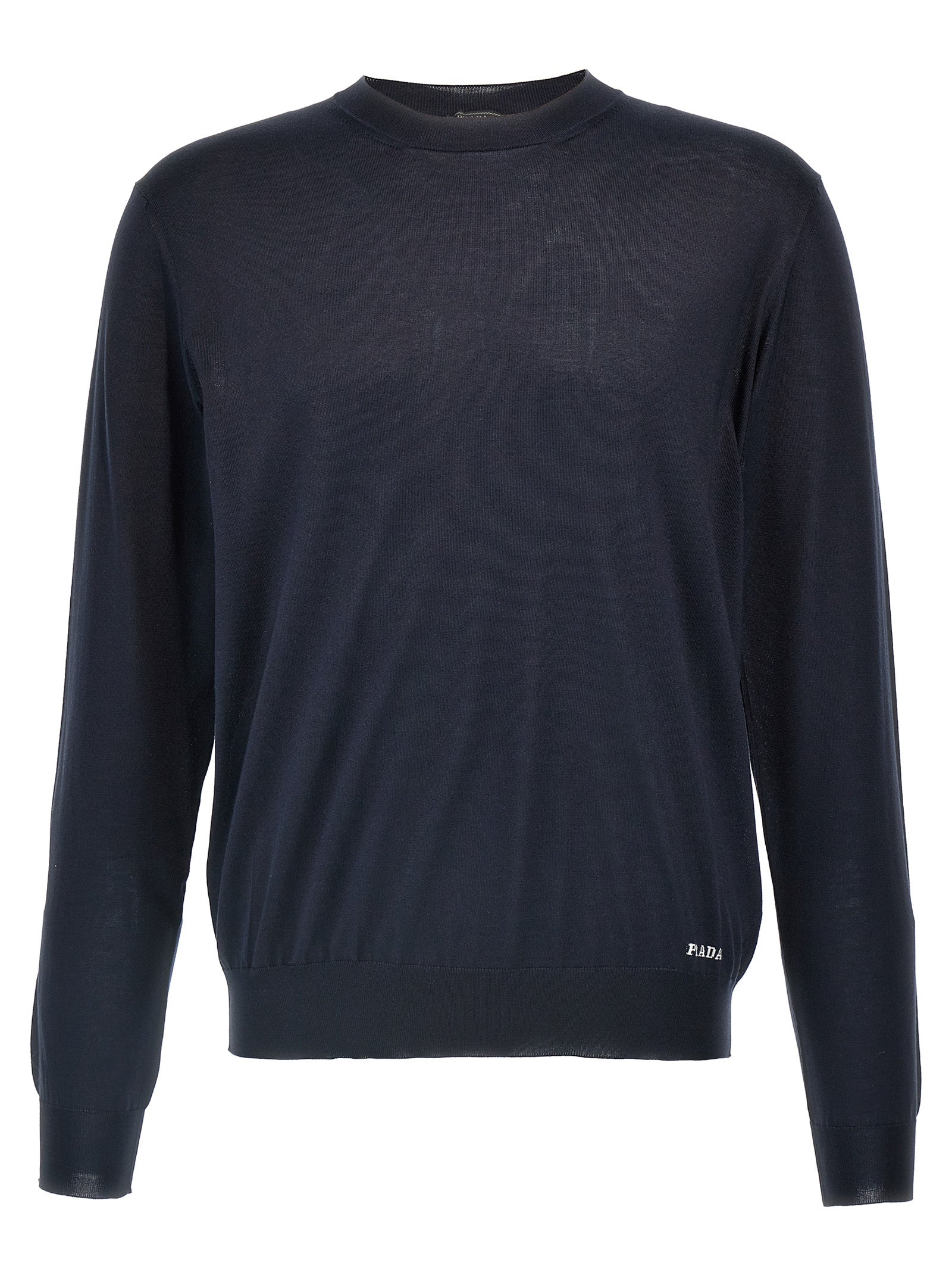 Prada 100% Silk Cardigan in Blue