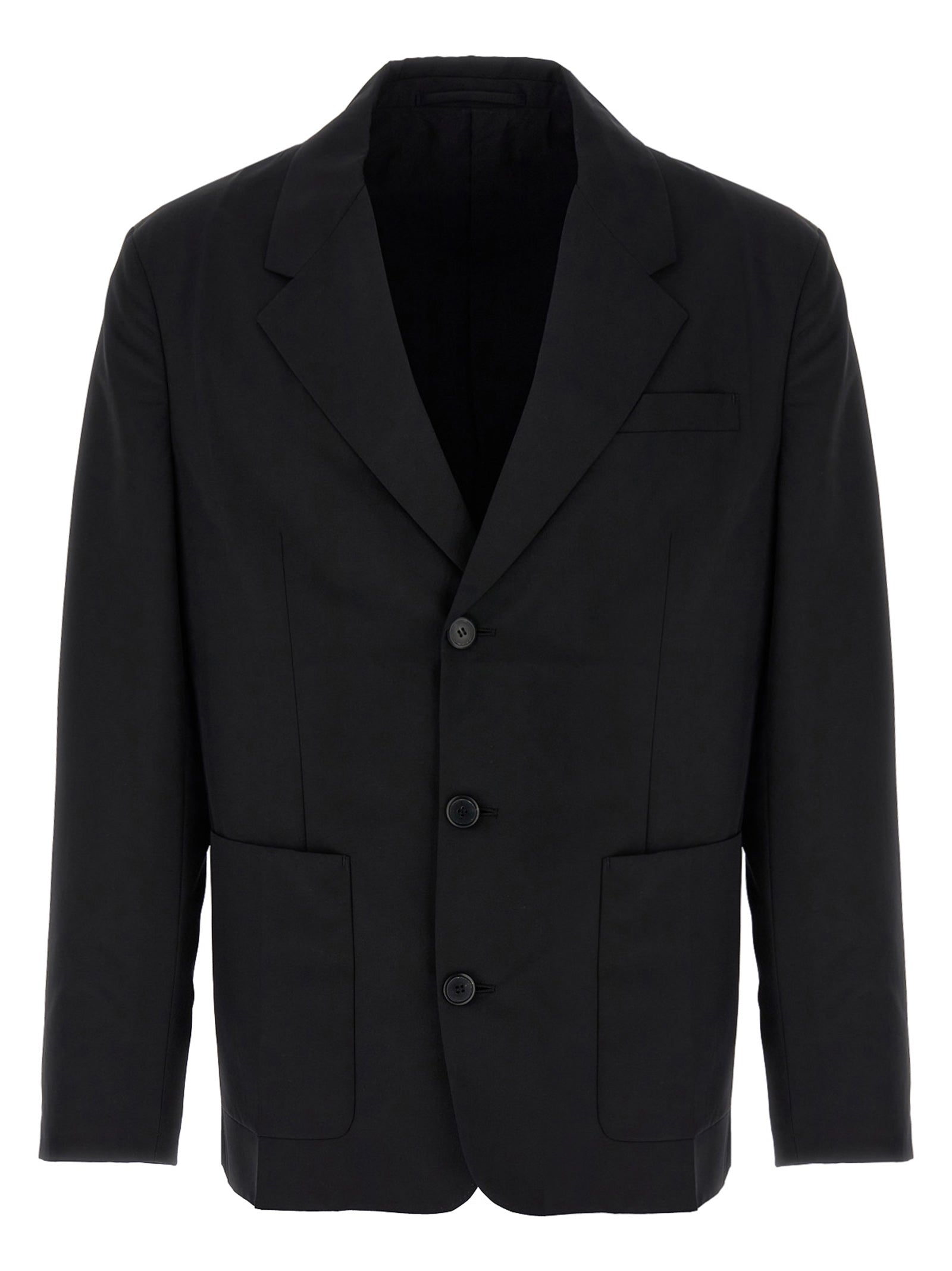 Prada Virgin Wool Blazer in Black