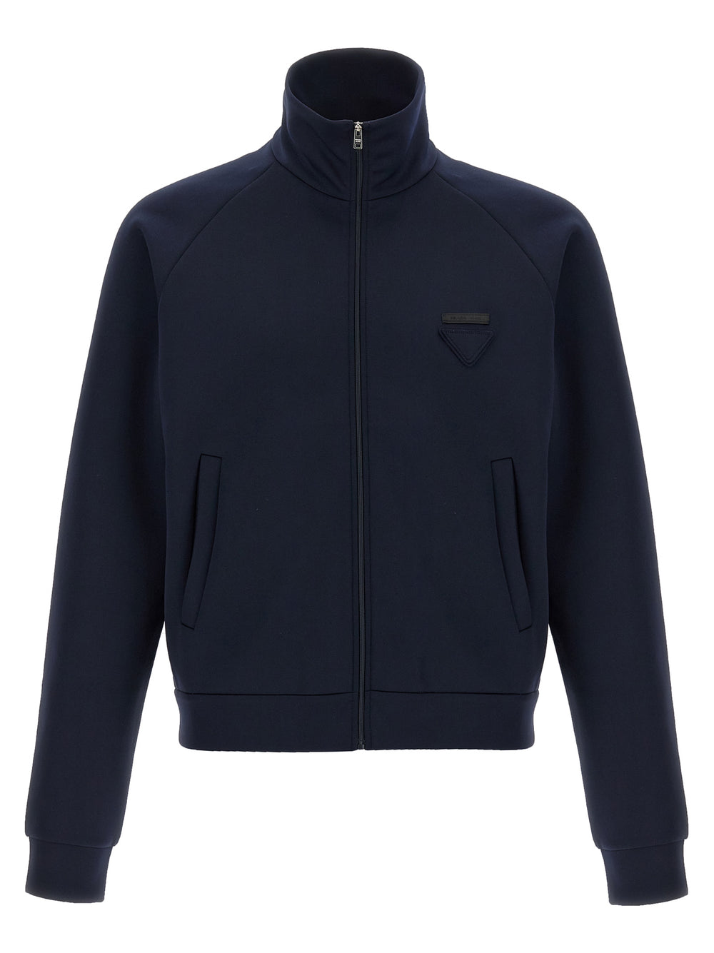Blue Polyester Sweatshirt