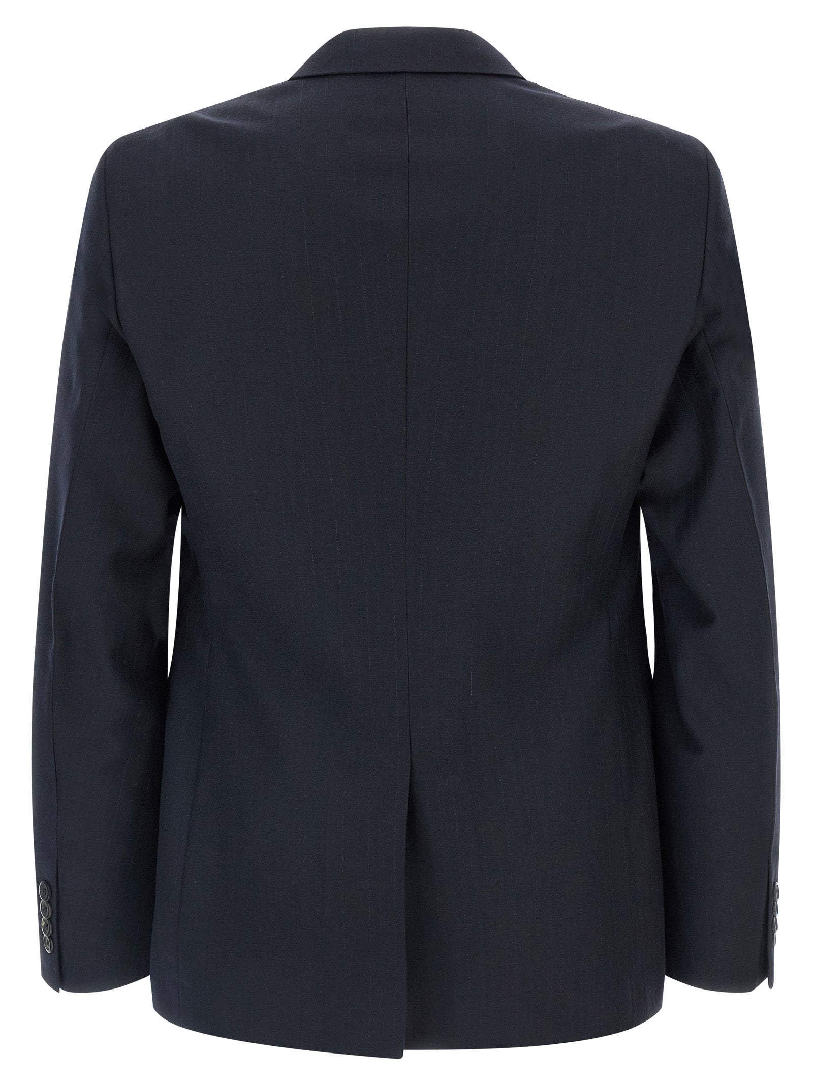 Prada Virgin Wool Two-Piece Suit in Blue