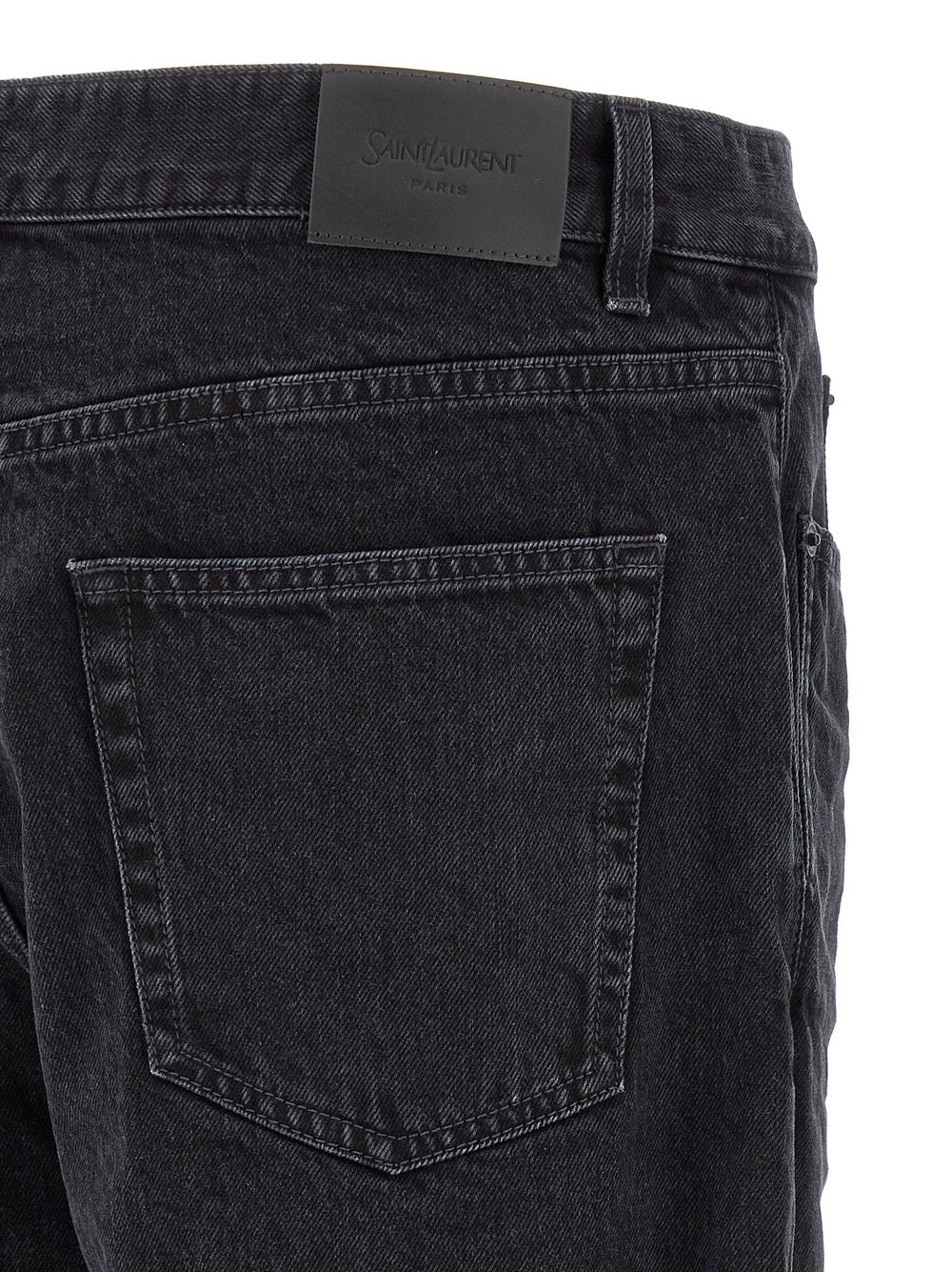 Black Cotton Relaxed Fit Jeans