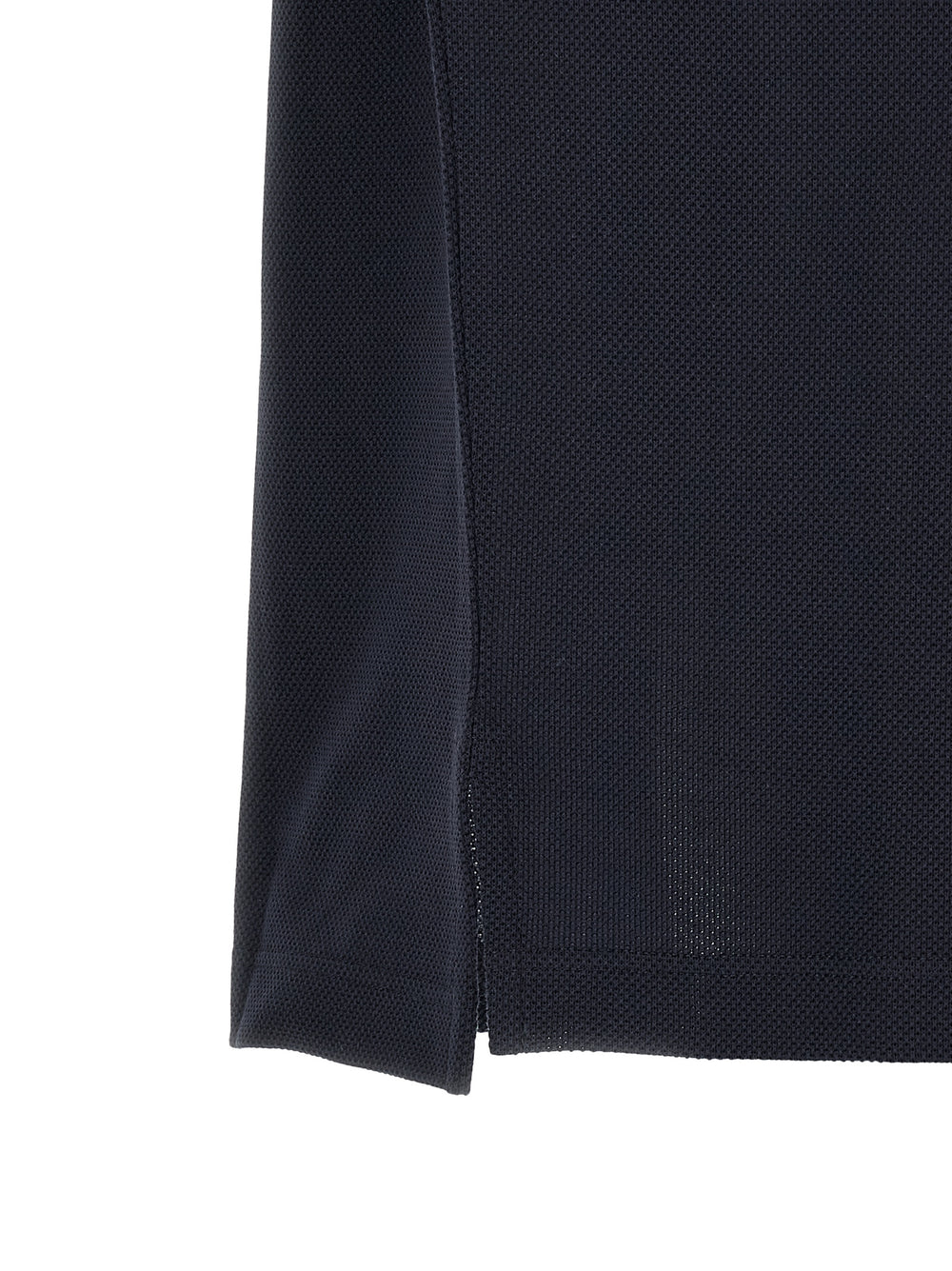 Saint Laurent 100% Cotton Piqué Polo Shirt in Blue