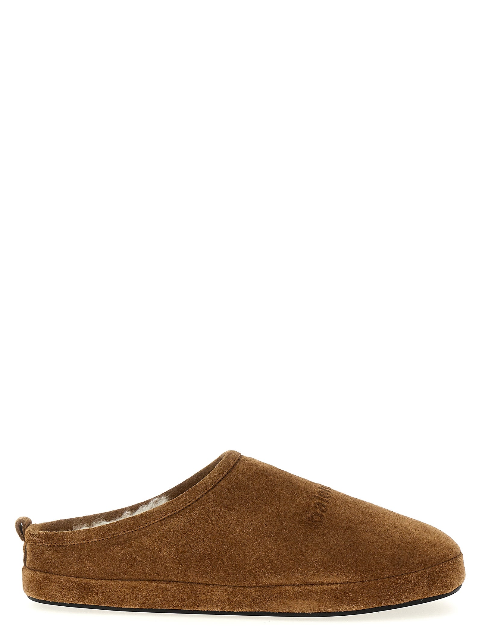 Balenciaga Calfskin Mules in Brown