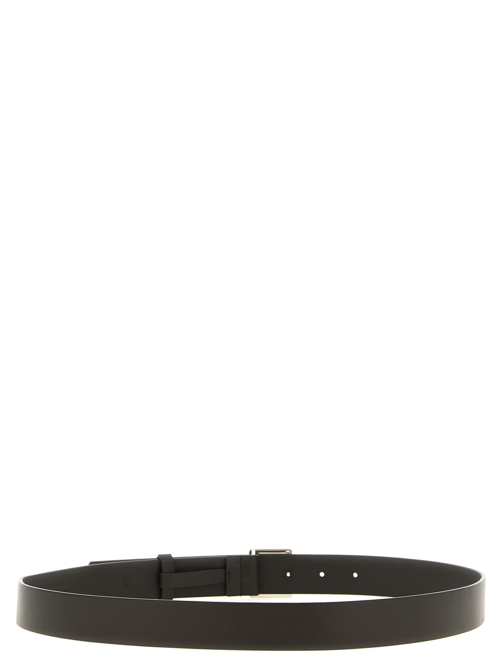 Fendi Calfskin Leather Belt in Brown