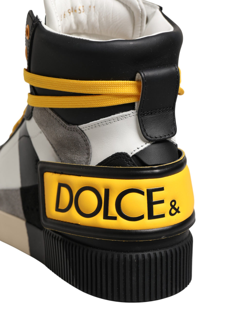 Dolce & Gabbana Multicolor Calf Leather High-Top Sneakers